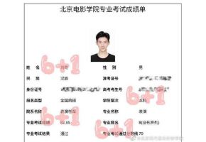 北京市现代音乐学校刘家祎获得北京电影学院、中国传媒大学艺考成绩全国第八