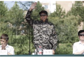 我校参加北音大学军训荣获最佳组织奖